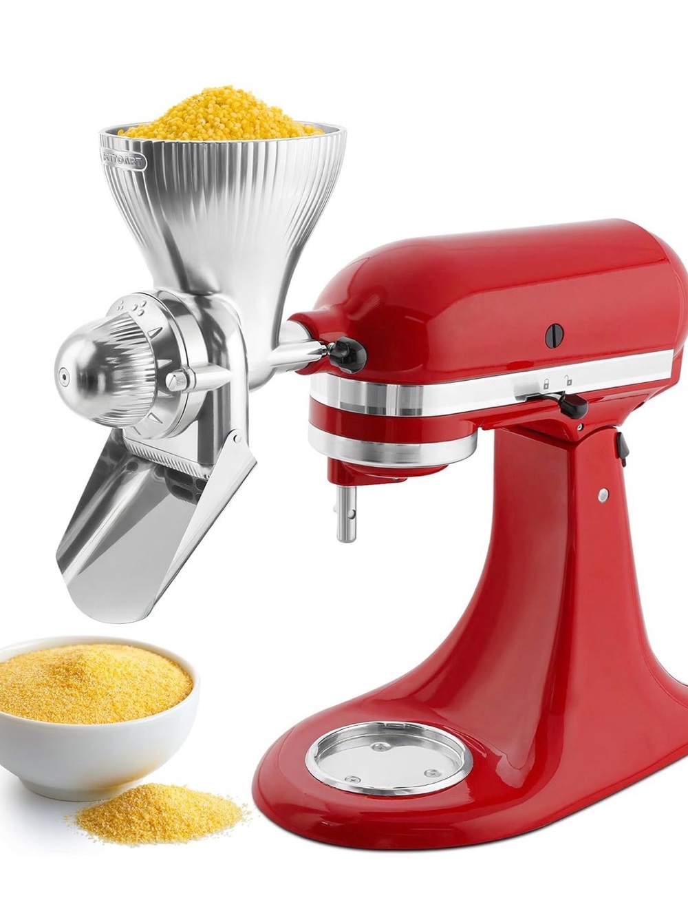 KitchenAid Stainless Grain Mill Attachment